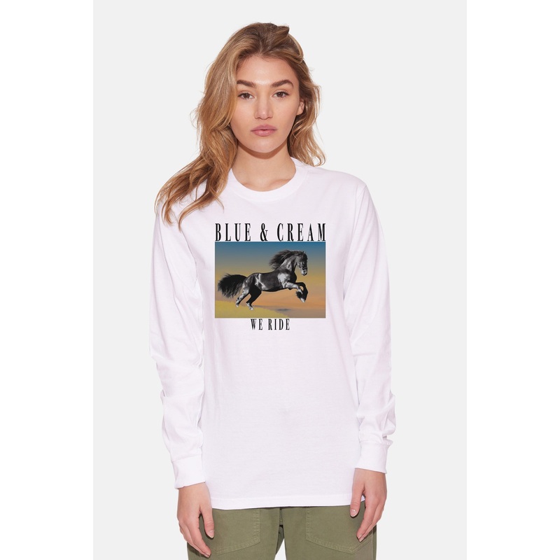 Women’s We Ride Long Sleeve White