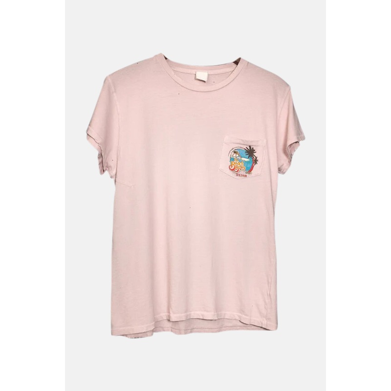 Beach Boys Pocket Tee Dusty Pink