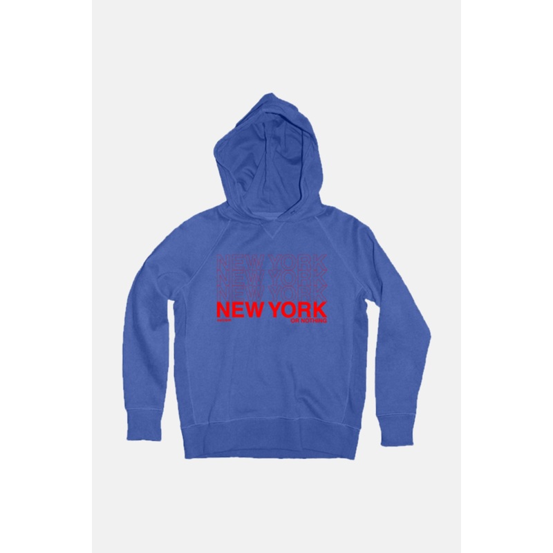 Kids New York or Nothing Hoodie Royal