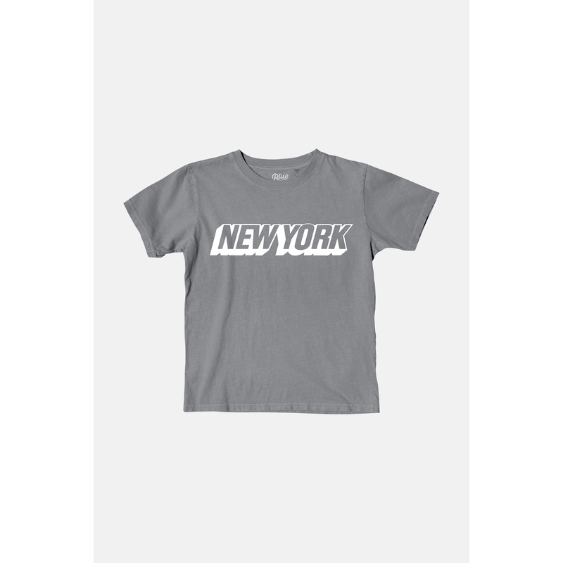 Kids New York Tee Steel Grey|XS|S|M|L
