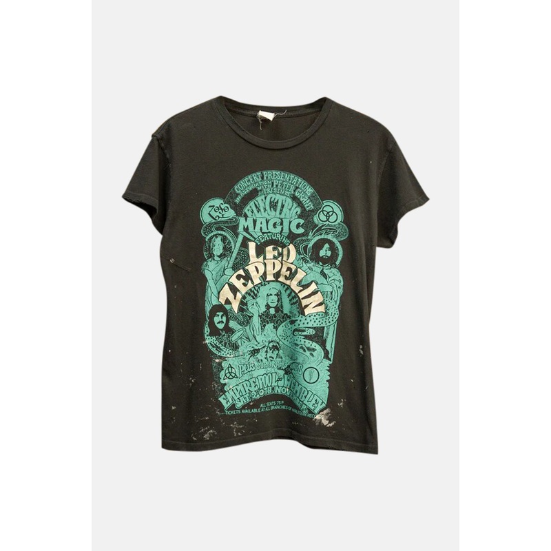 Led Zeppelin Electric Magic Tee Coal Pigment