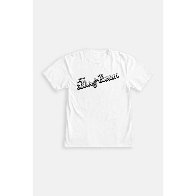 The Original Blue&Cream Tee White