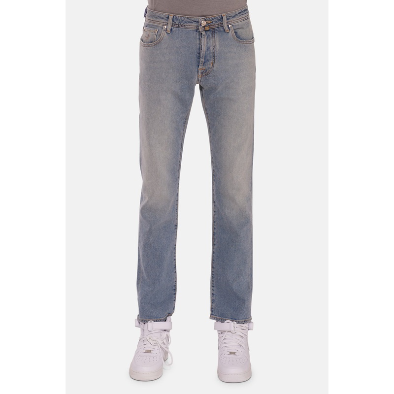 Bard Slim Fit Denim Light Blue w/ Biege Patch