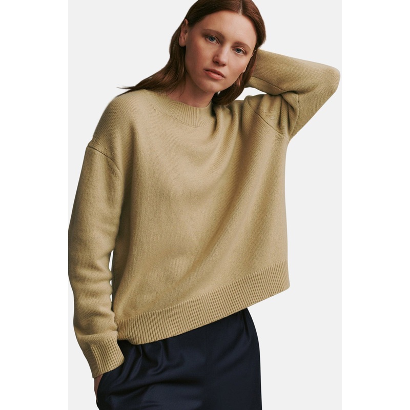Boy Crew In Cashmere Weird Yellow Green