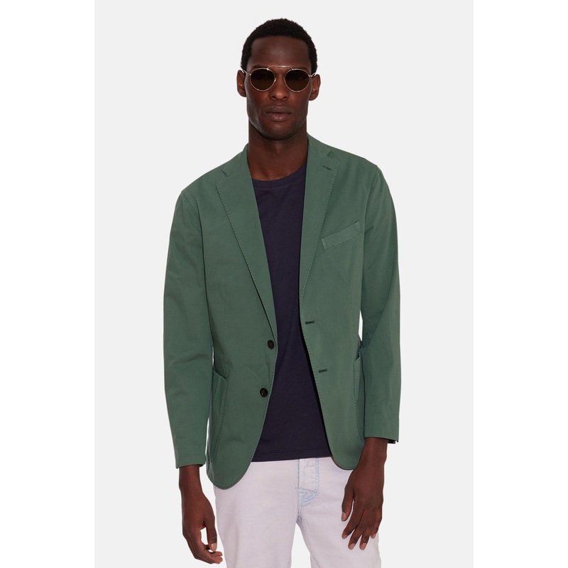 Cotton K-Jacket Blazer Green|48R|50R|52R|54R|56R