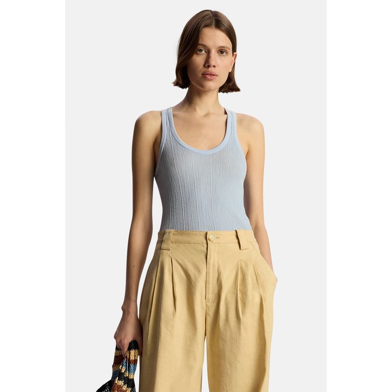Iris Fine Cotton Knit Tank Rio
