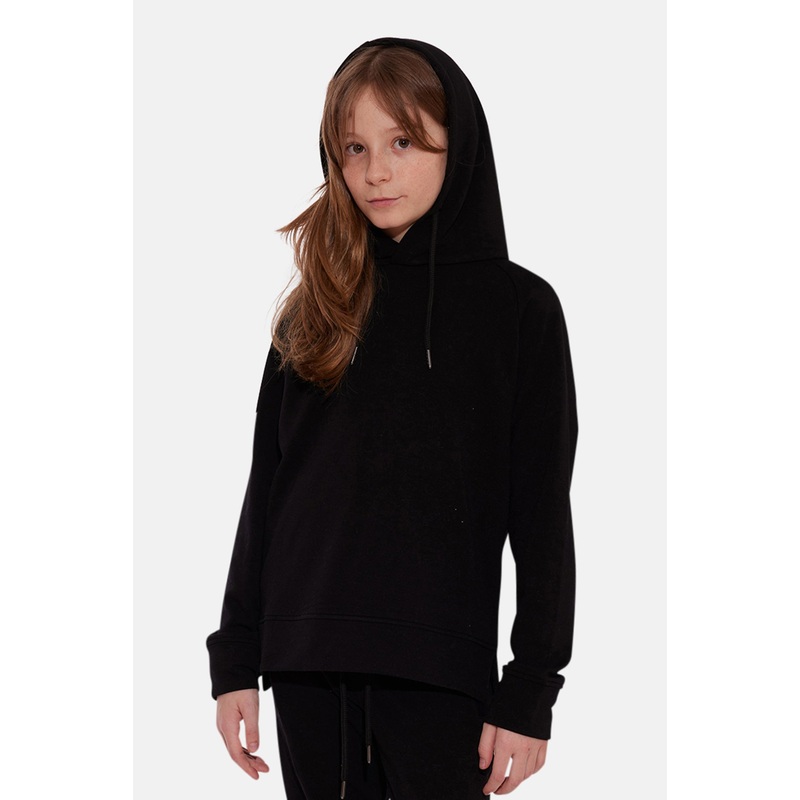 Kids Mason Hoodie Black|4|6|8|10|12