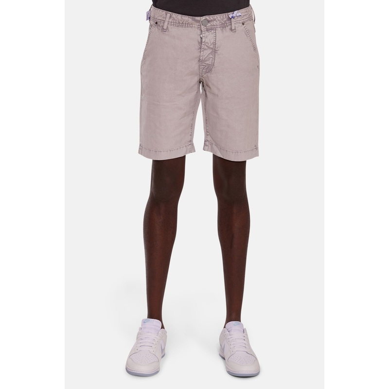 Lou Slim Fit Bermuda Short Acid Grey