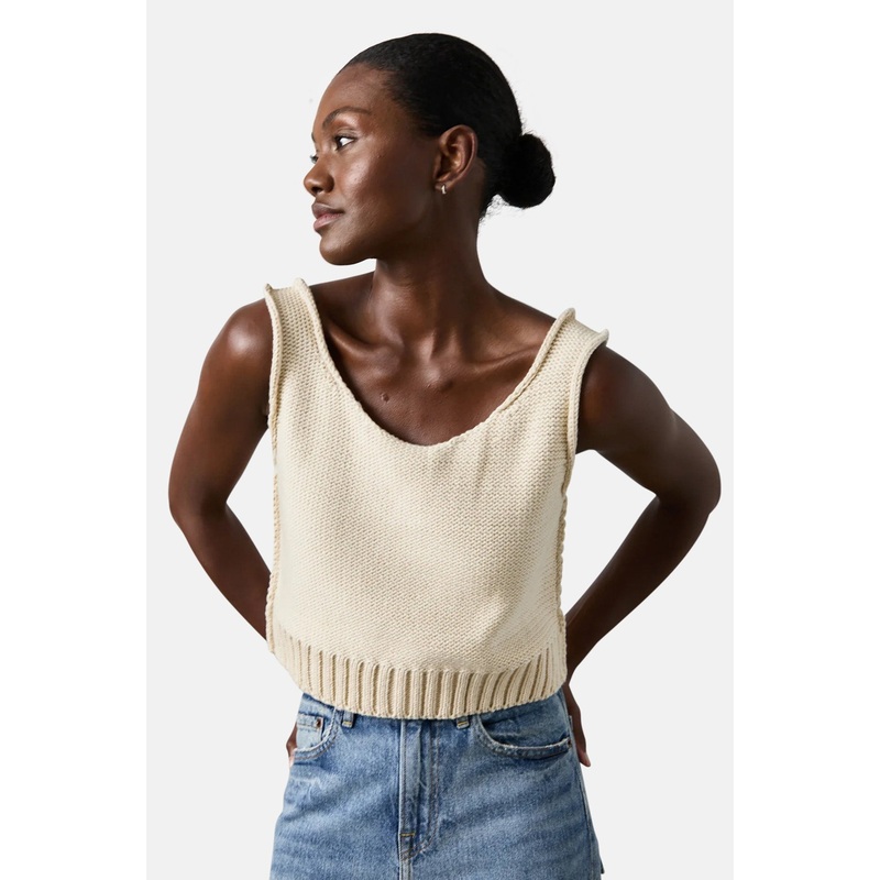 Luna Tank Cream|XS|S|M