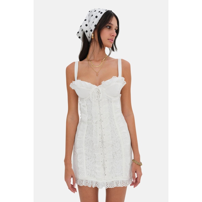 Mandy Mini Dress White|XXS|XS|S|M
