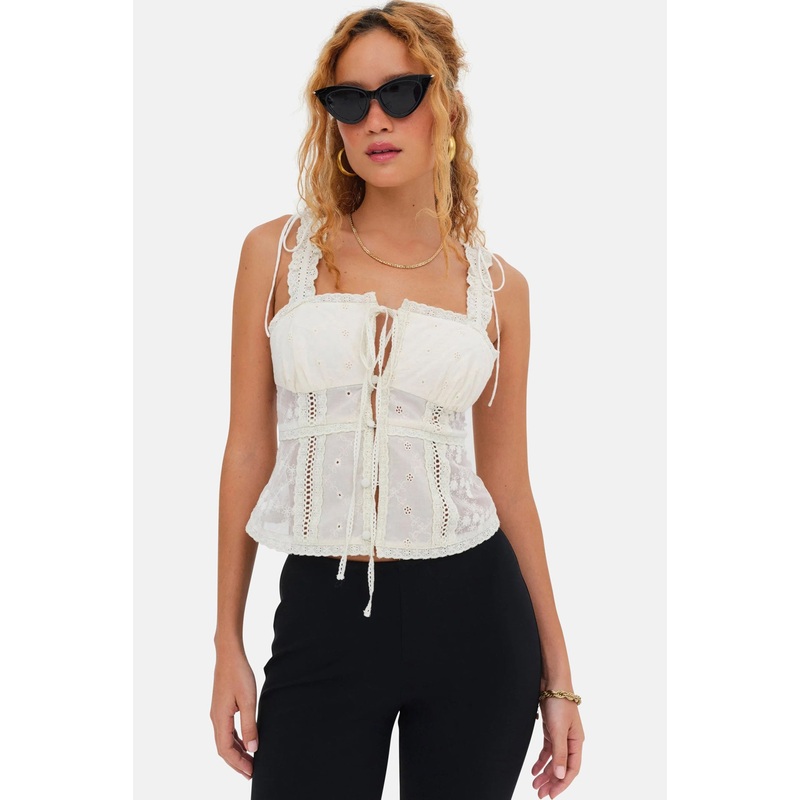 Morgan Top White|XXS|XS|S|M