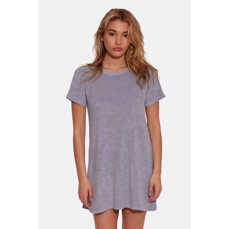 Terry Tee Dress Grey|XXS|XS|S|M|L