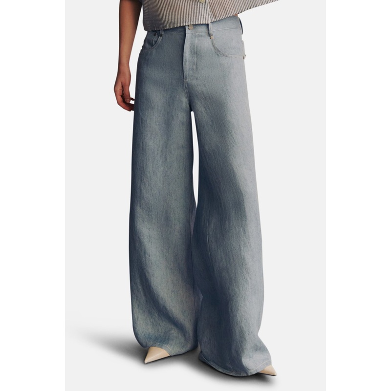 Tiny Dancer Jean in Hemp Denim Light Indigo