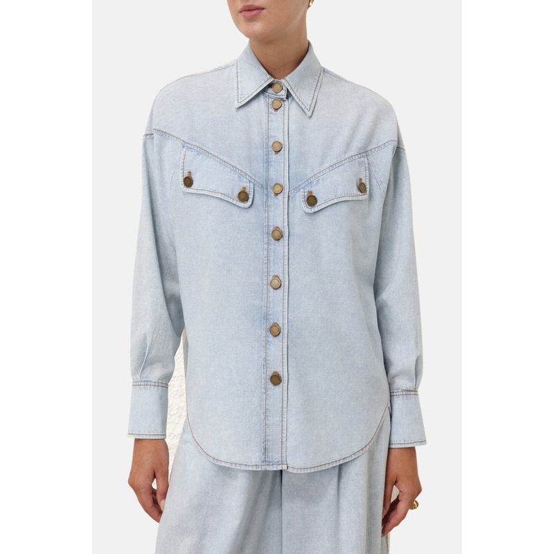 Denim Shirt Blue Smoke|0|1|2