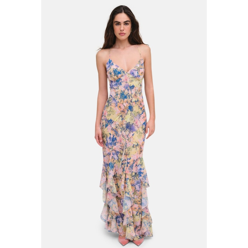 Elea Maxi Dress Pink|XS|S|M