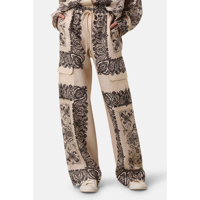 Utility Track Pant Tea Paisley