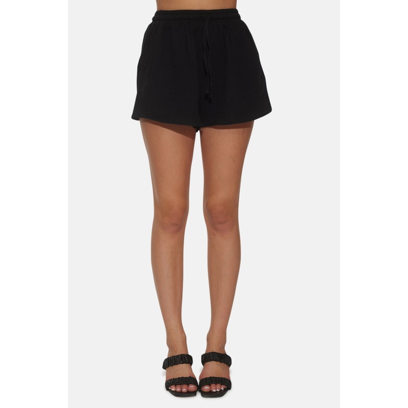 Arden Gauze Shorts Black|XXS|XS|S|M|L