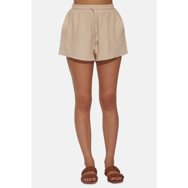 Arden Gauze Shorts Natural|XXS|XS|S|M|L