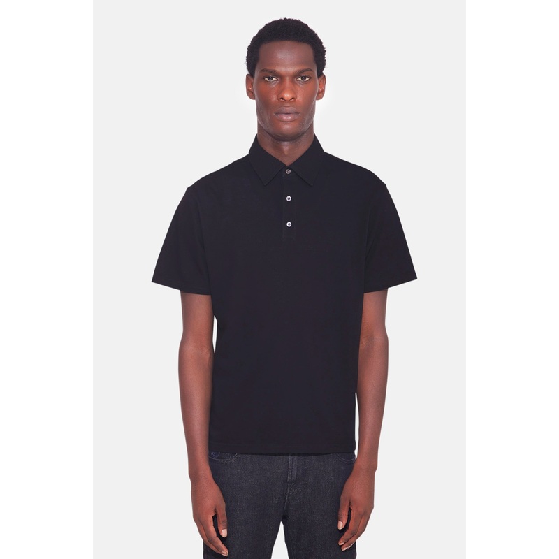Atlantic SS Pique Polo Black|XXS|XS|S|M|L|XL|XXL