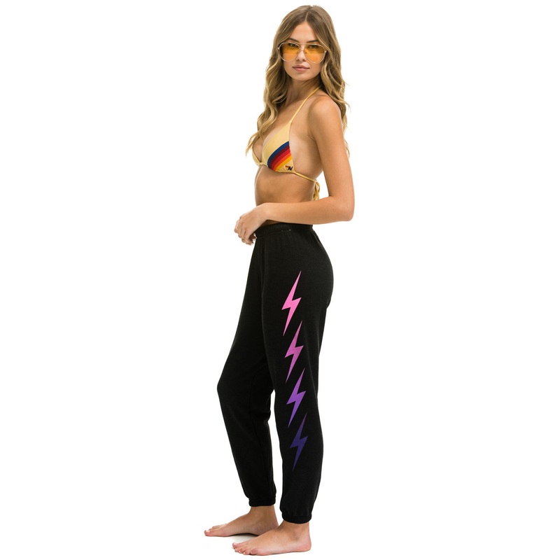 Bolt Fade 4 Sweatpant Black/Pink Purple