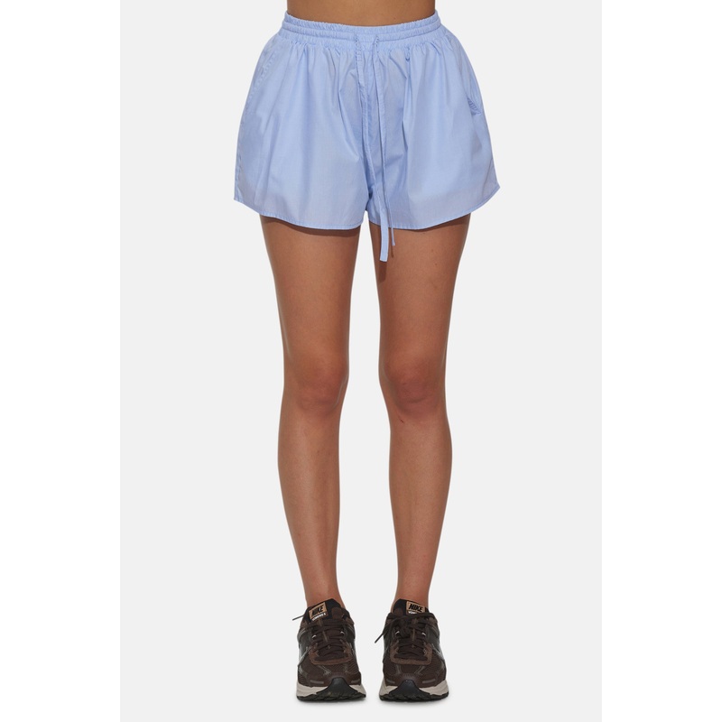 Halsey Poplin Shorts Chambray|XXS|XS|S|M