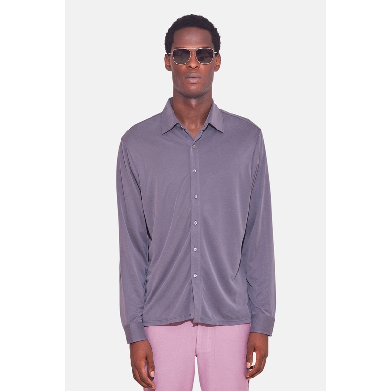 Micro Pique Shirt Charcoal|S|M|L|XL|XXL