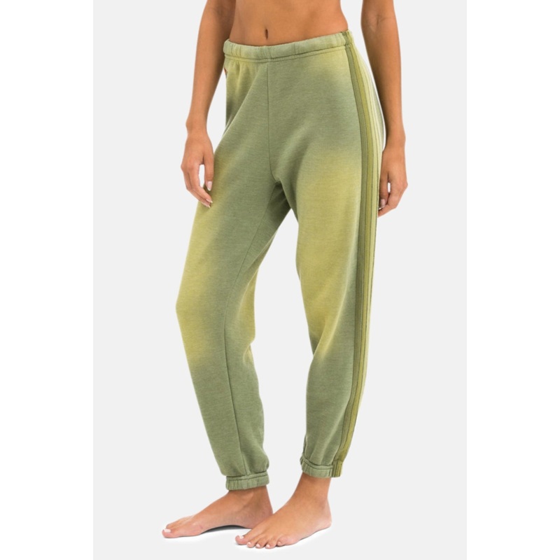 5 Stripe Sweatpants Faded Army