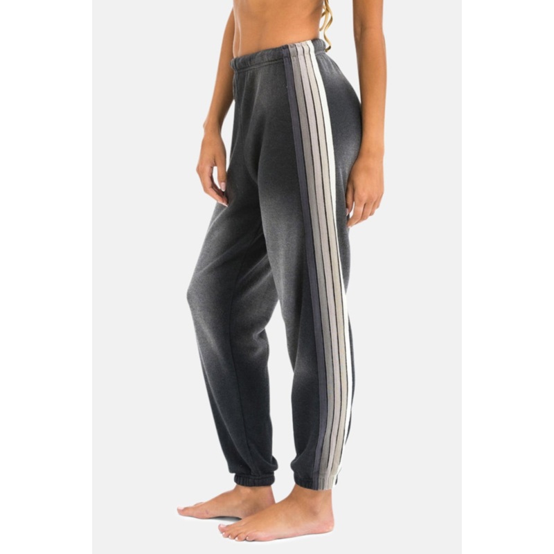 5 Stripe Sweatpants Faded Smoke