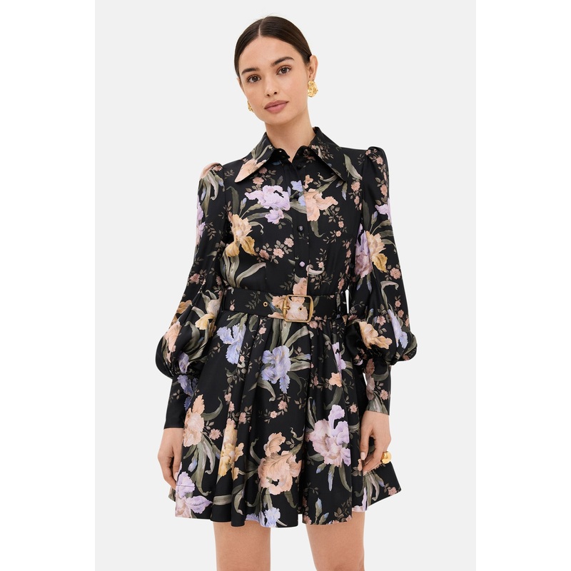 Eden Belted Flip Mini Dress Iris Sherbet