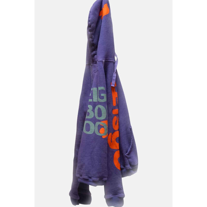FreeCity Circa’99 Neighborhood LETSGO Polyblend Fluff Hoodie Purple Floor