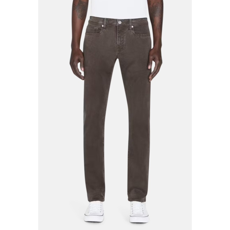 L’Homme Slim Brushed Twill Mocha