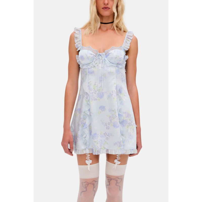 Marisa Mini Dress Blue|XXS|XS|S|M
