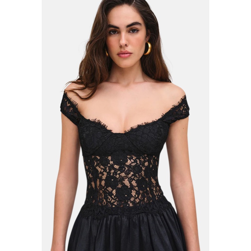 Waverly Lace Top Black|XXS|XS|S|M