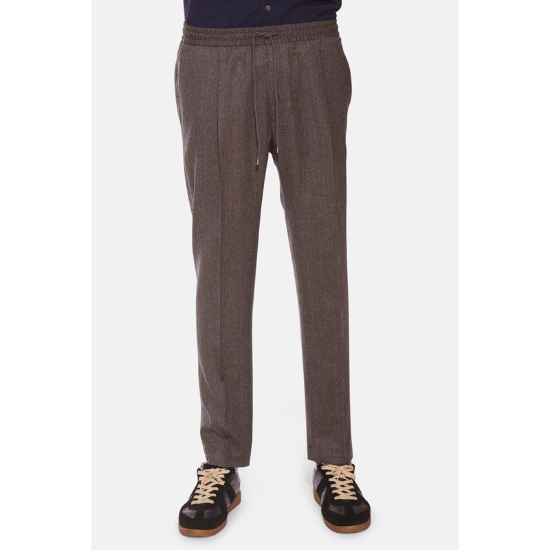 Wool Slim Trouser Brown|29|30|31|32|33|34|36