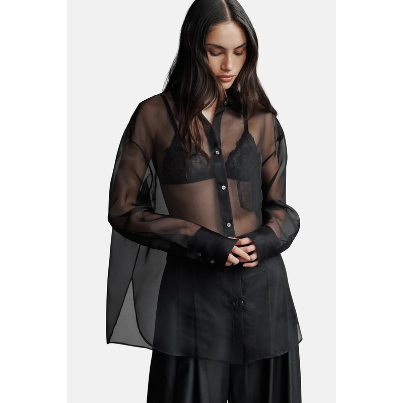 Big Joe Sheer Shirt Black|XS/S|M/L