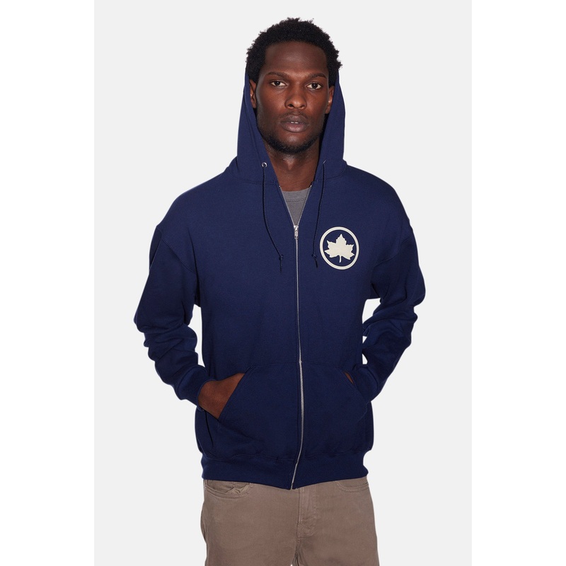 Bleecker Playground Zip Hoodie Navy/Cream