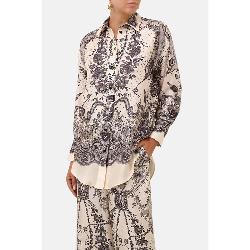 Crush Relaxed Shirt Ivory Locket