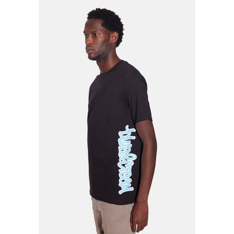Graffiti Logo Tee Black/Blue|S|M|L|XL