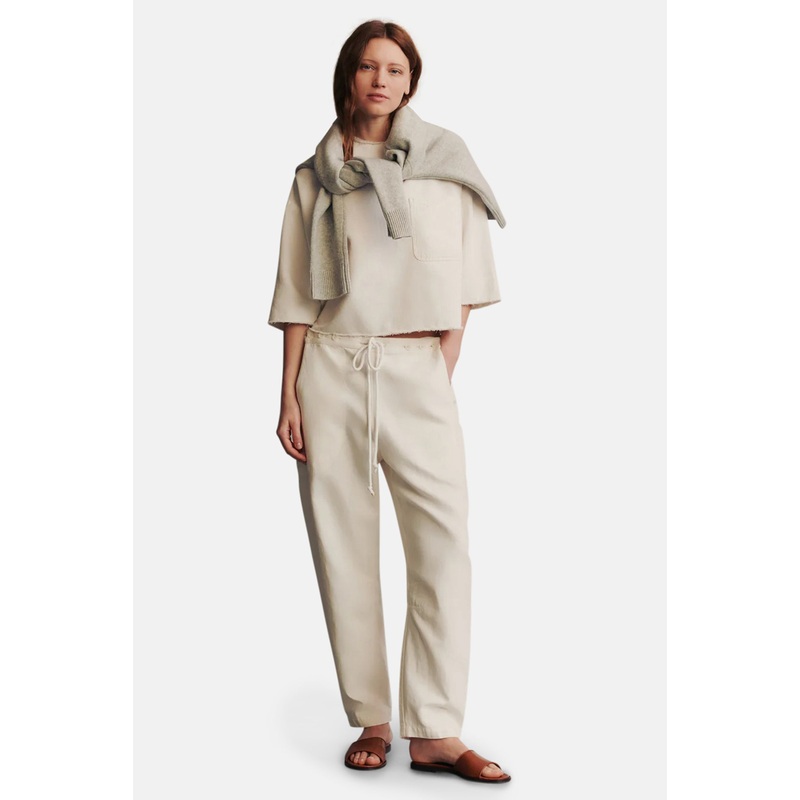 Jetties Beach Pant In Japanese Denim Natural