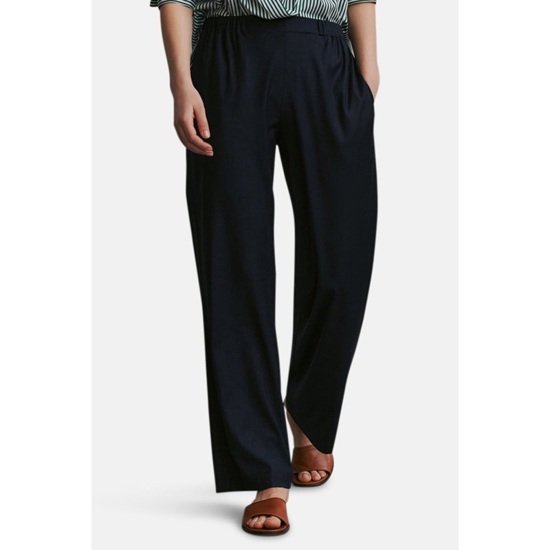 Jillian Sweatpant In Chintzed Wool Midnight