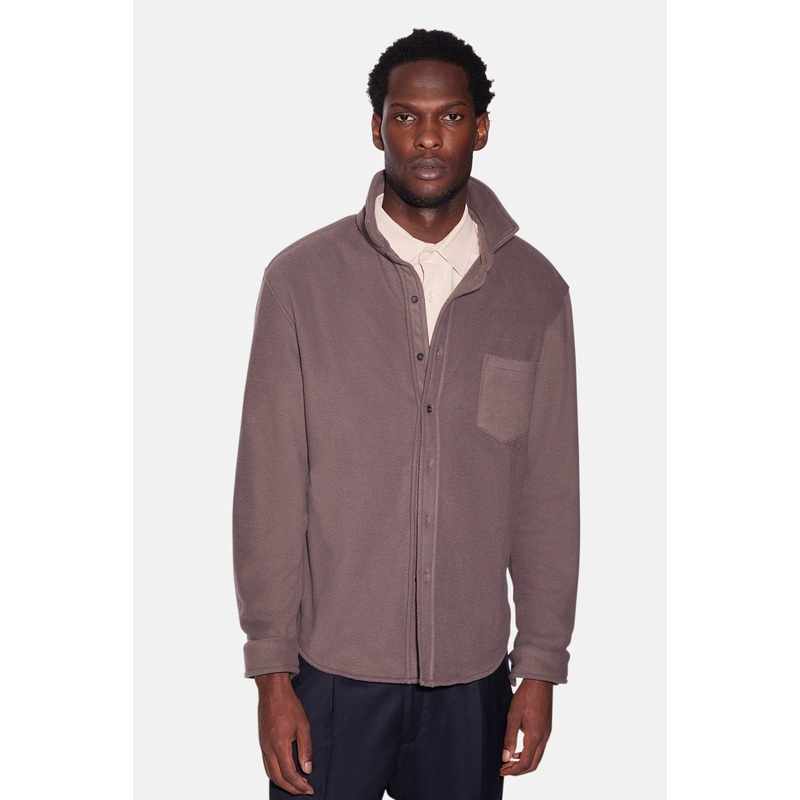 Polar Fleece Overshirt Brown|S|M|L|XL|XXL