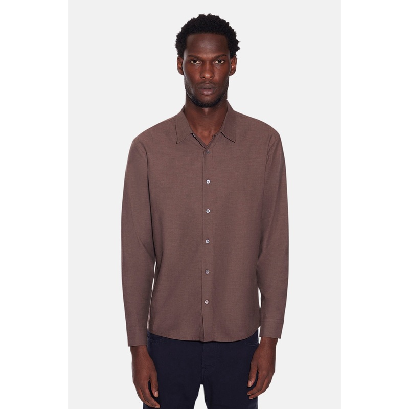 Scribner Flannel Shirt Brown|S|M|L|XL|XXL