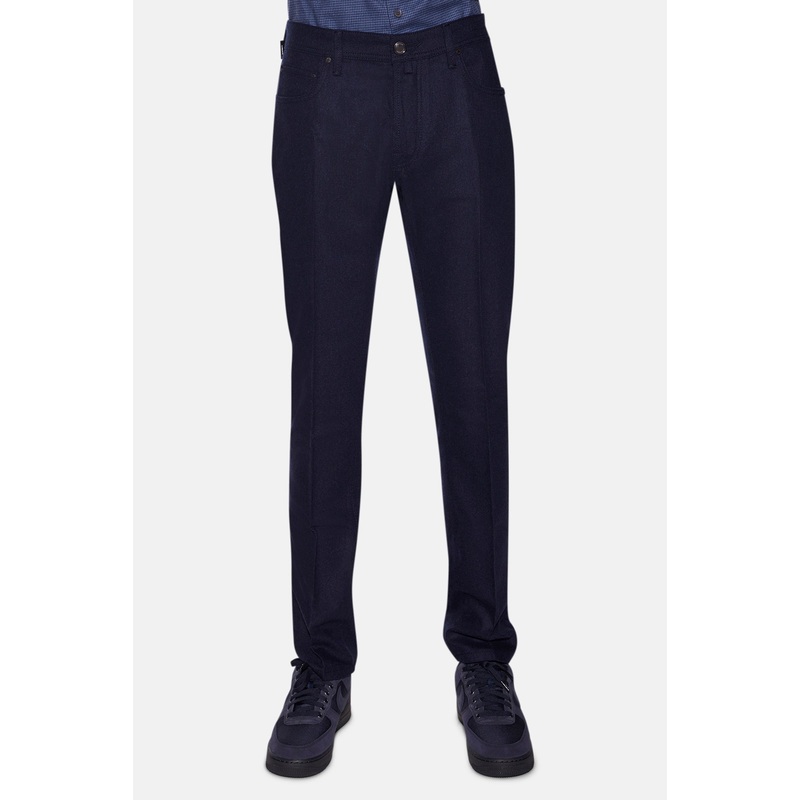 Vitale Barbaris Wool Melange Navy