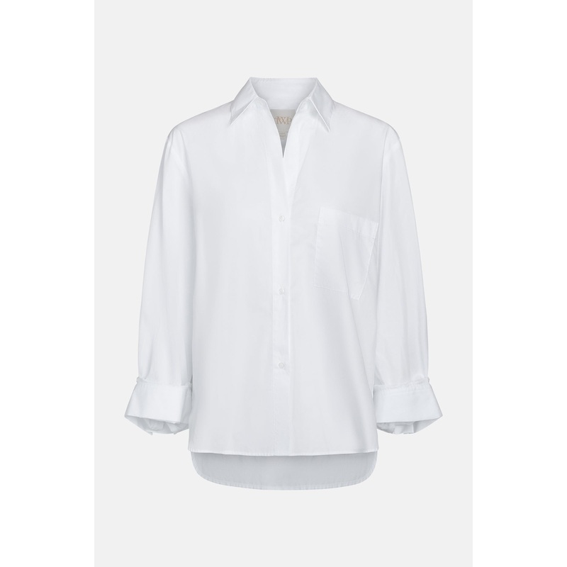 Day After Cotton Shirting Top White