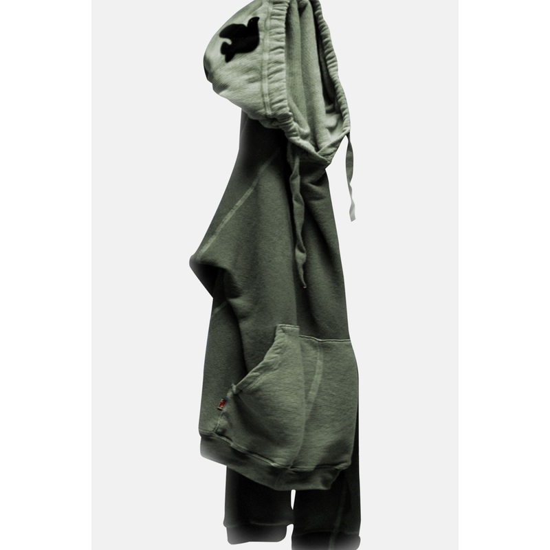 FreeCity SuperYumm Oversized Big Hoodie Bag Green