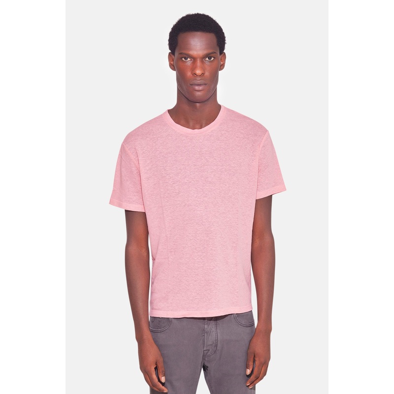 Linen Tee Pink|S|M|L|XL