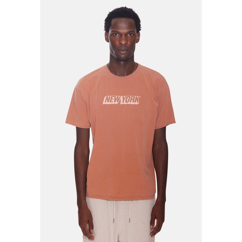 New York Tee Orange|S|M|L|XL|XXL