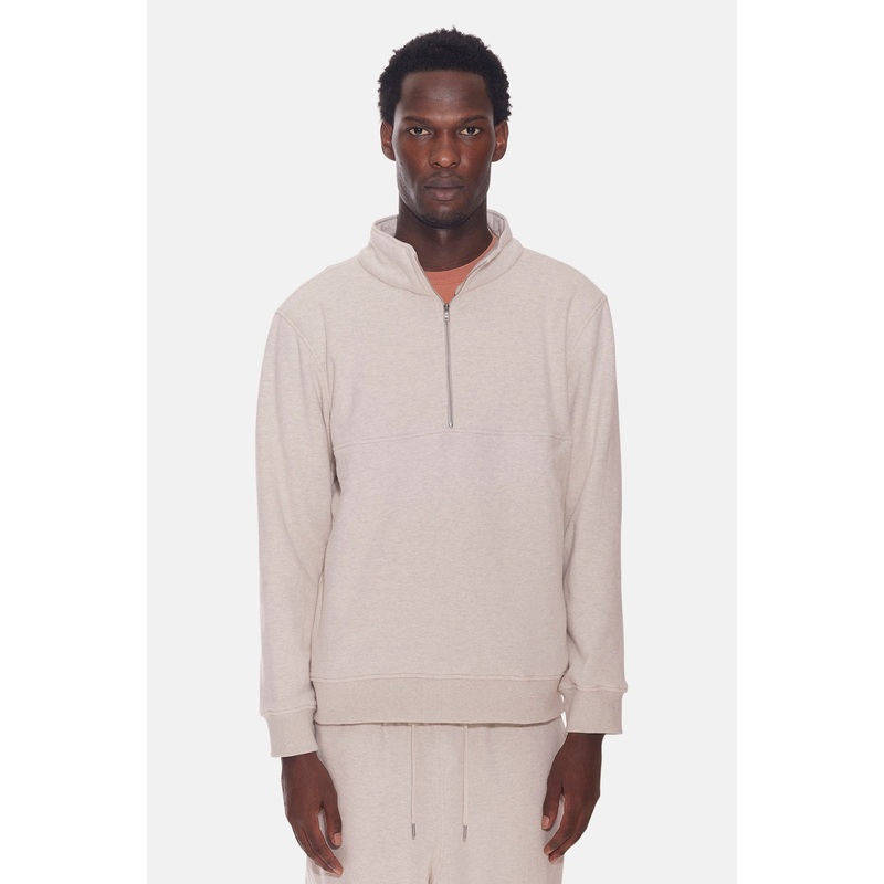 Perfecto Half Zip Oat Heather|XXS|XS|S|M|L|XL|XXL