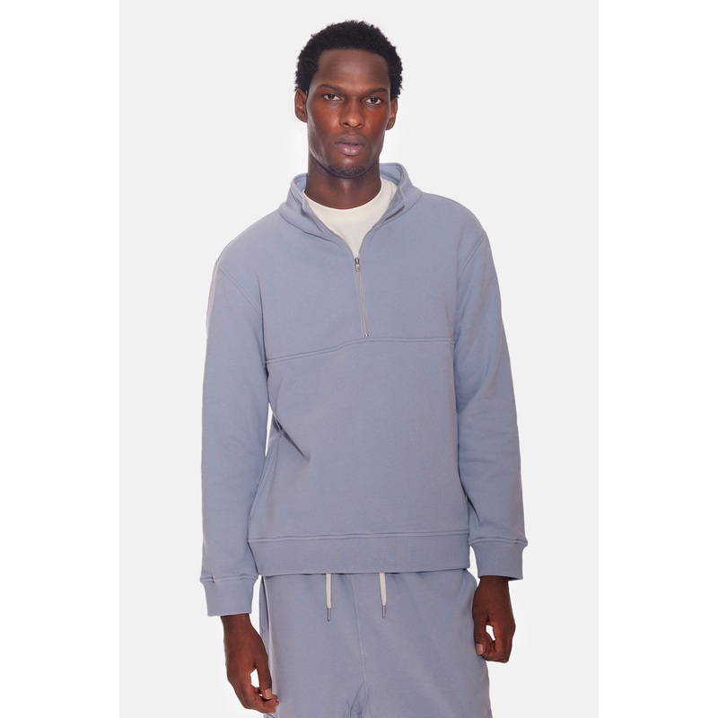 Perfecto Half Zip Patina Blue|XXS|XS|S|M|L|XL|XXL