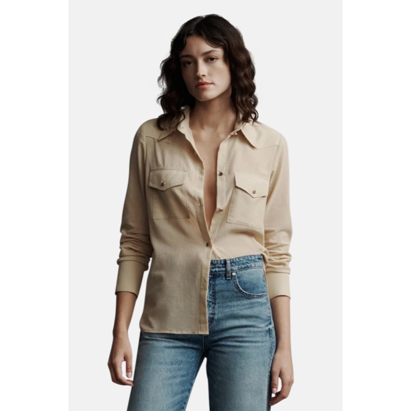 Rancher’s Daughter Shirt In Sandstone
